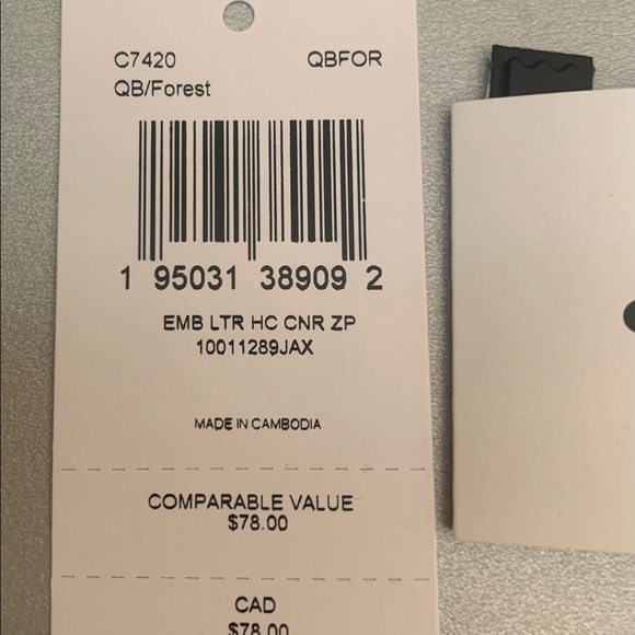 COACH Women’s Corner Zip Wristlet with Horse And Carriage - Picture 4 of 4